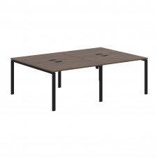 Стол 4-х местный EUWST 2316 Дуб Денвер тёмный/Черный 2326х1606х750 EDIS