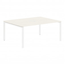 Стол 2-х местный EUWST 1713 Ясень Траун/Белый 1760х1346х750 EDIS