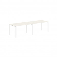 Стол 2-х местный EUWST 2780 Ясень Траун/Белый 2726х800х750 EDIS
