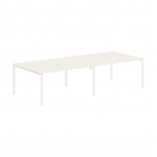 Стол 4-х местный EUWST 3113 Ясень Траун/Белый 3126х1346х750 EDIS