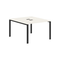 Стол 2-х местный EUWST 1113 Ясень Траун/Черный 1160х1346х750 EDIS