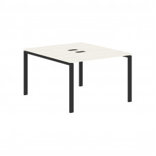 Стол 2-х местный EUWST 1113 Ясень Траун/Черный 1160х1346х750 EDIS