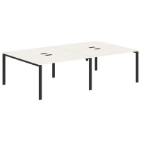 Стол 4-х местный EUWST 2716 Ясень Траун/Черный 2726х1606х750 EDIS