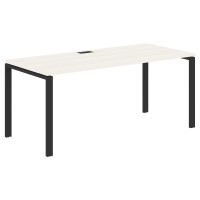 Стол прямой EUST 1780 Ясень Траун/Черный 1760х800х750 EDIS