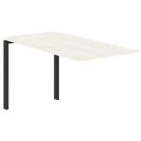 Брифинг-приставка EUB 1367 Ясень Траун/Черный 1360х670х750 EDIS