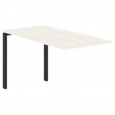 Брифинг-приставка EUB 1367 Ясень Траун/Черный 1360х670х750 EDIS