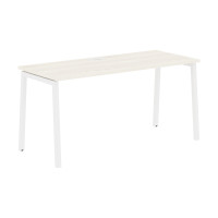 Стол прямой ELST 1567 Ясень Траун/Белый 1560х670х750 EDIS