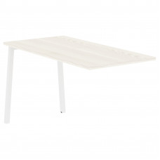 Брифинг-приставка ELB 1367 Ясень Траун/Белый 1360х670х750 EDIS