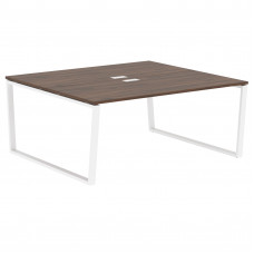 Стол 2-х местный EVWST 1716 Дуб Денвер тёмный/Белый 1760х1606х750 EDIS