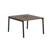 Стол 2-х местный ELWST 1113 Дуб Денвер тёмный/Черный 1160х1346х750 EDIS