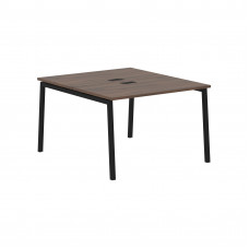 Стол 2-х местный ELWST 1113 Дуб Денвер тёмный/Черный 1160х1346х750 EDIS