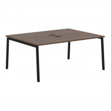 Стол 2-х местный ELWST 1713 Дуб Денвер тёмный/Черный 1760х1346х750 EDIS