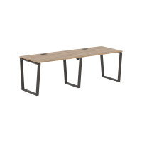 Стол 2-х местный EVWST 2380 Дуб Денвер светлый/Мокко 2326х800х750 EDIS