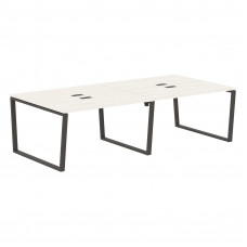 Стол 4-х местный EVWST 2713 Ясень Траун/Мокко 2726х1346х750 EDIS