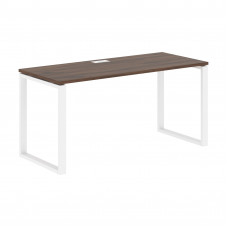 Стол прямой EQST 1567 Дуб Денвер тёмный/Белый 1560х670х750 EDIS