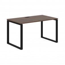 Стол прямой EQST 1380 Дуб Денвер тёмный/Черный 1360х800х750 EDIS