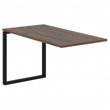 Брифинг-приставка EQB 1367 Дуб Денвер тёмный/Черный 1360х670х750 EDIS