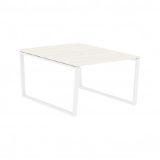 Стол 2-х местный EVWST 1116 Ясень Траун/Белый 1160х1606х750 EDIS