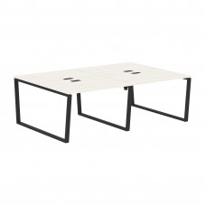 Стол 4-х местный EVWST 2316 Ясень Траун/Черный 2326х1606х750 EDIS