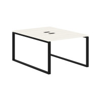 Стол 2-х местный EQWST 1116 Ясень Траун/Черный 1160х1606х750 EDIS