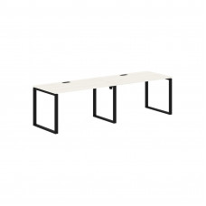 Стол 2-х местный EQWST 2780 Ясень Траун/Черный 2726х800х750 EDIS