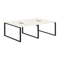 Стол 4-х местный EQWST 2316 Ясень Траун/Черный 2326х1606х750 EDIS