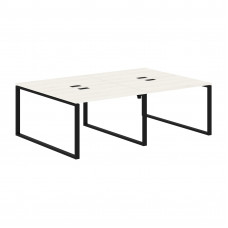 Стол 4-х местный EQWST 2316 Ясень Траун/Черный 2326х1606х750 EDIS