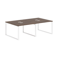 Стол 4-х местный EQWST 2313 Дуб Денвер тёмный/Белый 2326х1346х750 EDIS