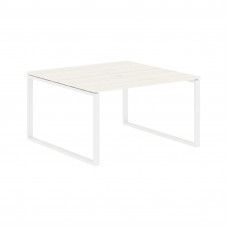 Стол 2-х местный EQWST 1313 Ясень Траун/Белый 1360х1346х750 EDIS