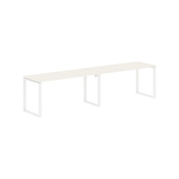 Стол 2-х местный EQWST 3167 Ясень Траун/Белый 3126х670х750 EDIS