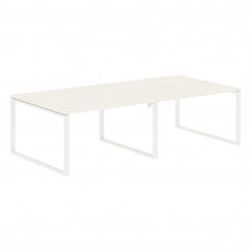 Стол 4-х местный EQWST 2713 Ясень Траун/Белый 2726х1346х750 EDIS