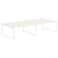 Стол 4-х местный EQWST 3516 Ясень Траун/Белый 3526х1606х750 EDIS