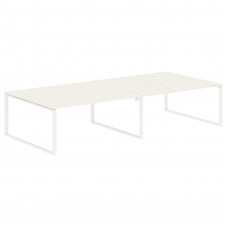 Стол 4-х местный EQWST 3516 Ясень Траун/Белый 3526х1606х750 EDIS