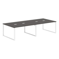 Конференц стол EQCT 3114 Мокко/Мокко/Белый 3132х1346х750 EDIS