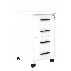 Тумба подкатная ТМ-4.А.BH Белый 412х450х708 COMP