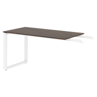 Брифинг-приставка EB 1470 Дуб Денвер темный/Белый 1400х700х750 ENIO