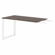 Брифинг-приставка EB 1470 Дуб Денвер темный/Белый 1400х700х750 ENIO