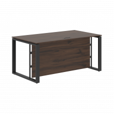 Стол руководителя EST 169H Дуб Денвер темный/Антрацит 1600х900х750 ENIO