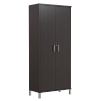 Шкаф высокий с замком в глухих дверях B 430.7(RZ) Венге Магия 900х450х2054 BORN