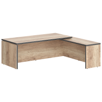 Стол руководителя TCT 2220(R) дуб Каньон 2200х2000х750 TORR