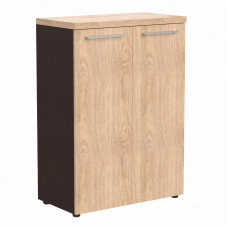 Шкаф с глухими средними дверьми и топом AMC 85.1 Дуб Девон/Венге Магия 850х456х1201 ALTO