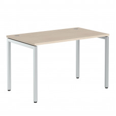 Стол прямой XSST 127 Бук Тиара/Алюминий 1200х700х750 XTEN-S