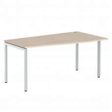 Стол эргономичный XSCT 169(R) Бук Тиара/Алюминий 1600х900х750 XTEN-S