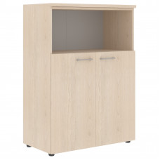 Шкаф с глухими малыми дверьми и топом XMC 85.3 Бук Тиара 856х432х1190 XTEN