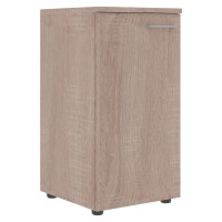 Шкаф колонка с глухой малой дверью (L) и топом XLC 42.1(L) Дуб Сонома 432х432х820 XTEN