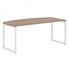 Стол руководителя XQET 189 Дуб Сонома/Белый 1800х914х750
