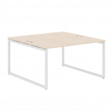 Стол 2-х местный XQWST 1414 Бук Тиара/Белый 1400х1406х750