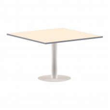 Конференц стол ПРГ-6 Клен/Белый 1200х1200х750