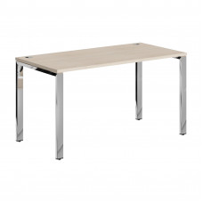 Стол прямой XGST 147.1 Бук Тиара/Нержавеющая сталь 1400х700х750 XTEN GLOSS