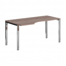 Стол эргономичный XGCET 169(L).1 Дуб Сонома/Нержавеющая сталь 1600х900х750 XTEN GLOSS